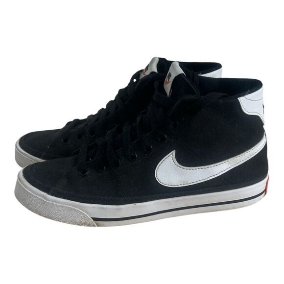 Nike Court Legacy Canvas Mid Women 7 Black White DD0161-001 Athletic Sneakers - Picture 11 of 11